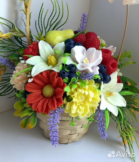 Букет цветов из мыла