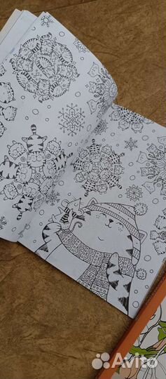 Раскраски антистресс, кошки, феи, цветы