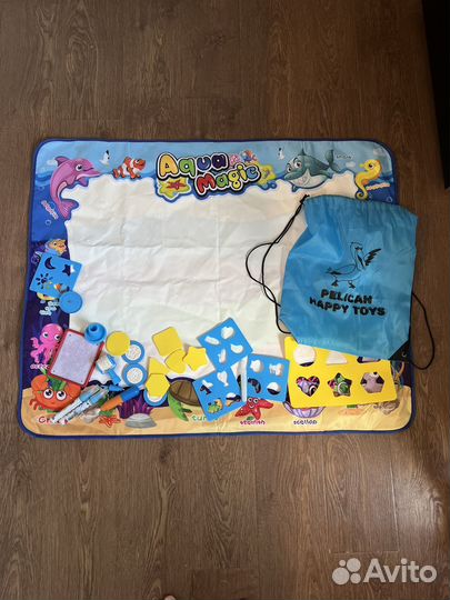 Коврик для рисования водой Pelican Happy Toys