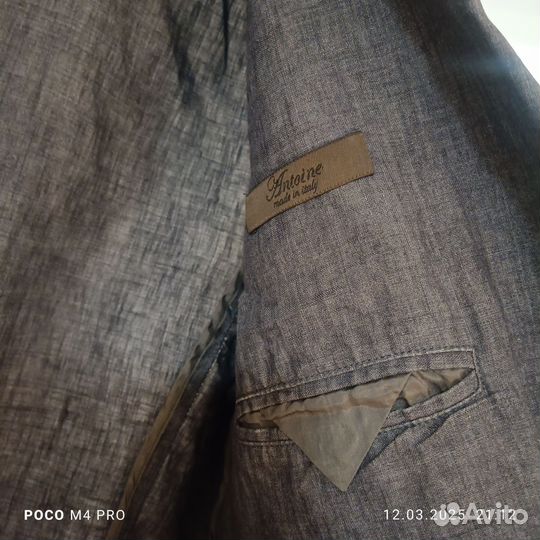 Льняной мужской пиджак