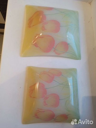 Салатник стекло набор 2 шт