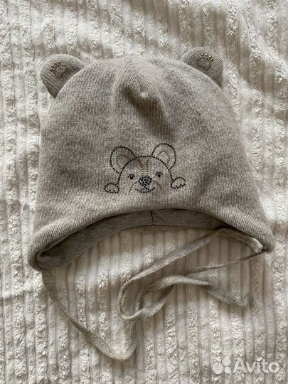 Шапка детская кашемир шерсть 46-48