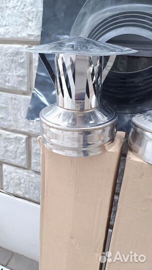 Комплект дымохода повышенной прочности d114мм 1мм