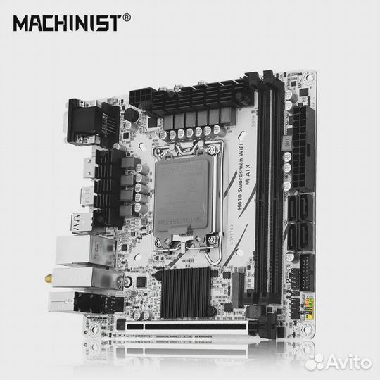 Mini-ITX Machinist H610 + i3 12100f + 16 GB