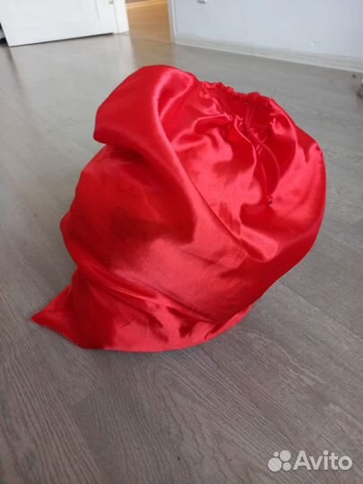 Мешок деда мороза атласный