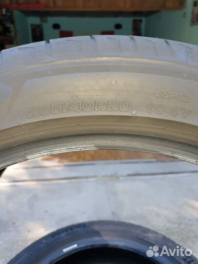 Bridgestone Potenza Sport 265/40 R20 104Y