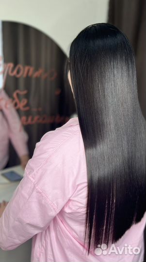 Кератиновое выпрямление