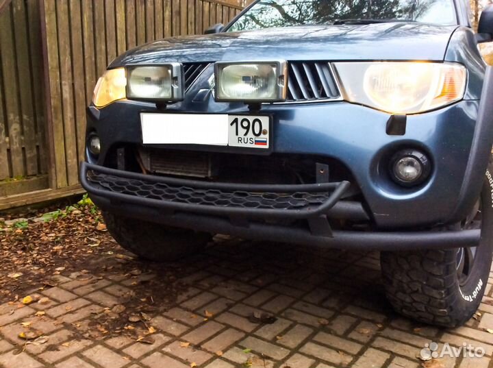 Силовой бампер для MMC L-200 и pajero sport