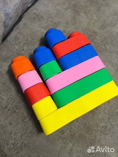 Мягкие кирпичики,кубики детский конструктор