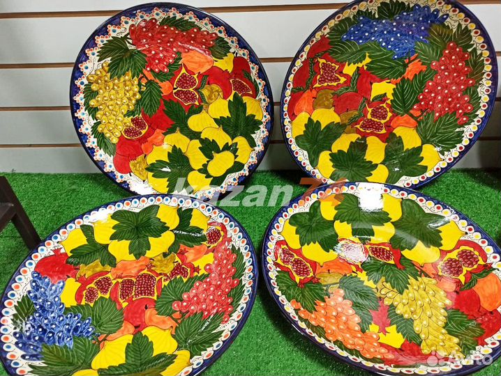 Большая тарелка 42см ляган узбекская посуда