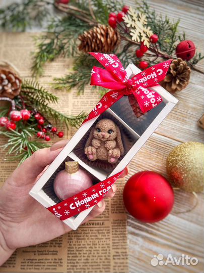 Силиконовая форма мишка зайка для шоколада