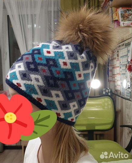 Шапка зимняя для девочки