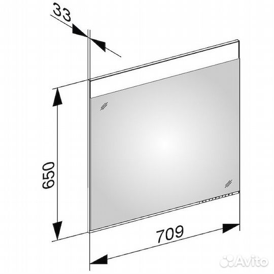 Зеркало Keuco Edition 400 70 11596171500 с подсве
