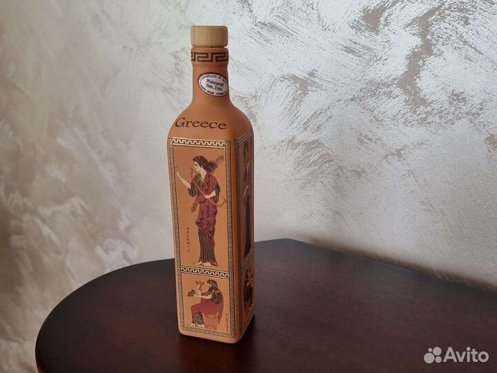 Бутылка керамическая для вина/ масла