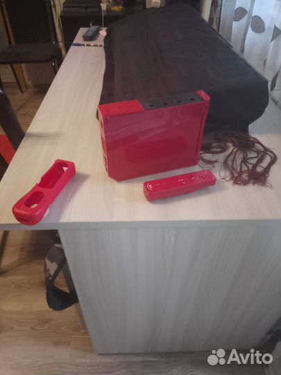 Nintendo Wii red прошитая mario edition