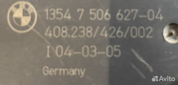 Дросельная заслонка N62B44 Bmw e63 e60 e61 X5