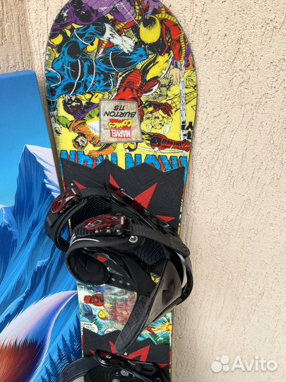 Сноуборд с креплениями 115