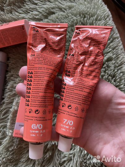 Краска C:enko 7.0 и 6.0 и окислитель 1.9