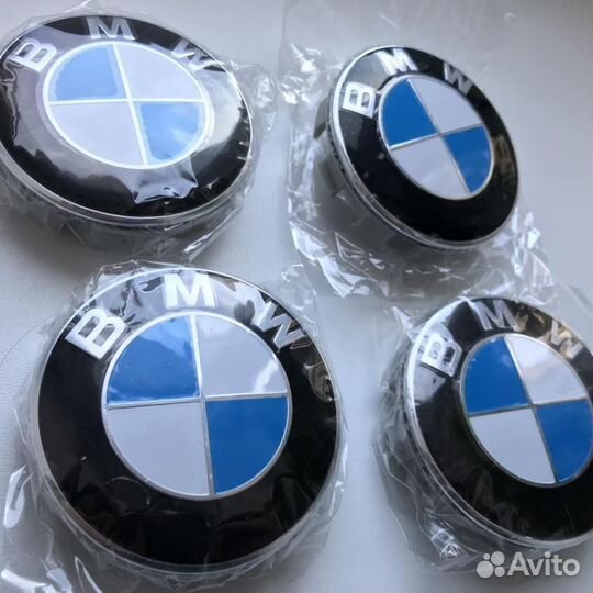 Колпачки заглушки в диски BMW 68mm (комплект)