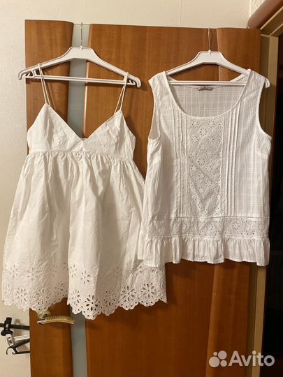 Топы белоснежные 48