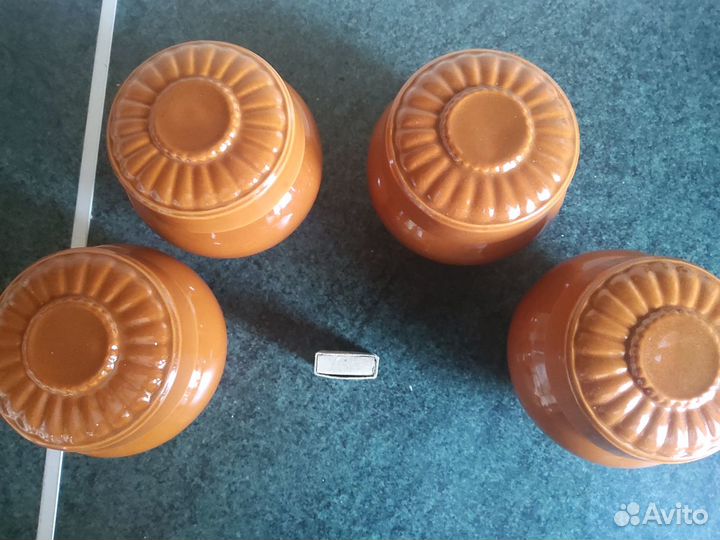 Горшочки для запекания с крышками сссрновые