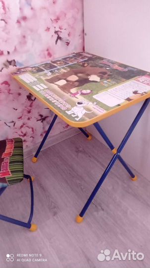 Детский стол и стул
