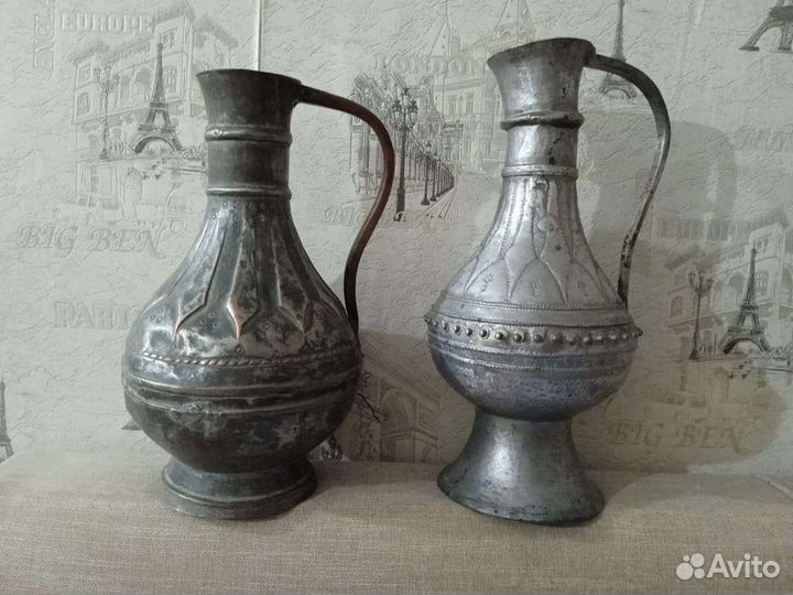 Кувшин чеканый Кубачи старинный