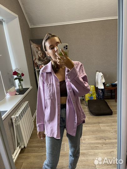 Джинсовая рубашка