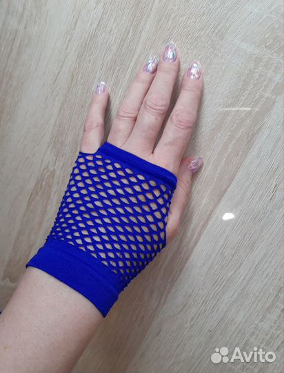 Митенки сетка/летние перчатки без пальцев