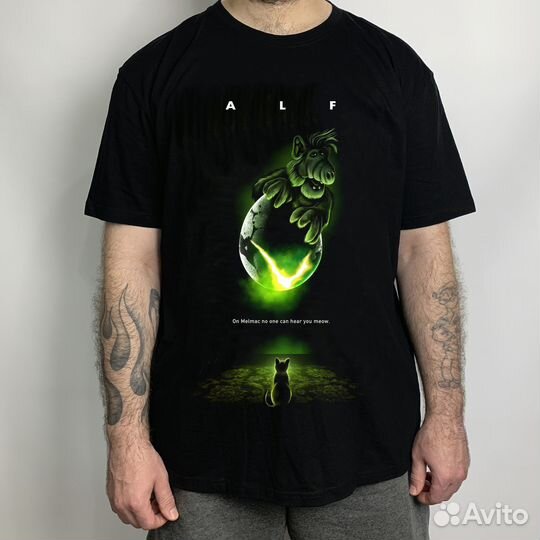 Футболка с принтом 