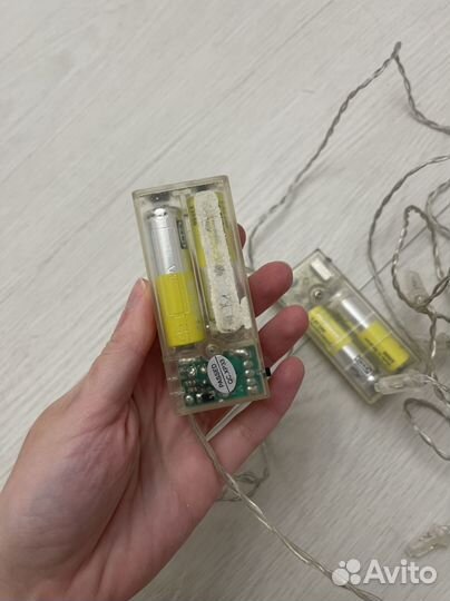 Гирлянда IKEA, на батарейках