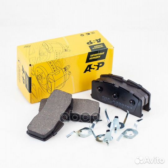 Колодки передние lifan/geely ASP K300203 K30020