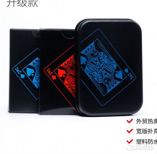 Карты покерные красные