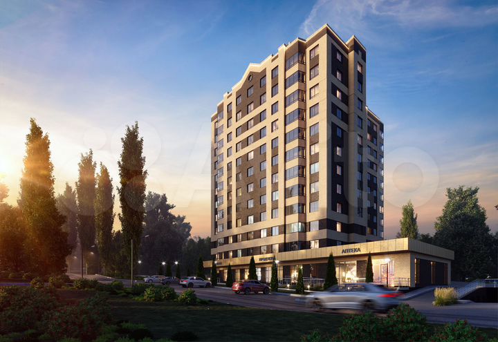 2-к. квартира, 81,5 м², 10/12 эт.