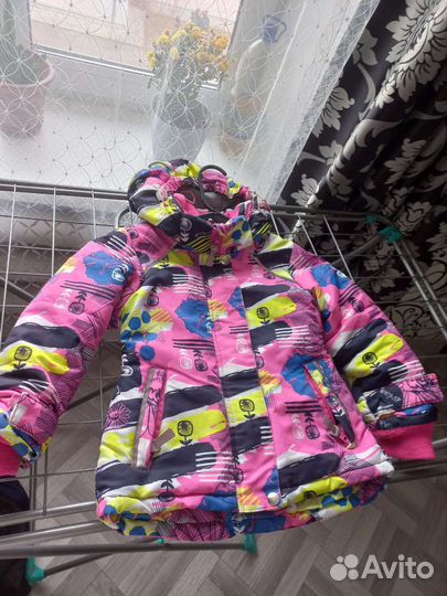 Курточка для девочки демисезонная 86-110см