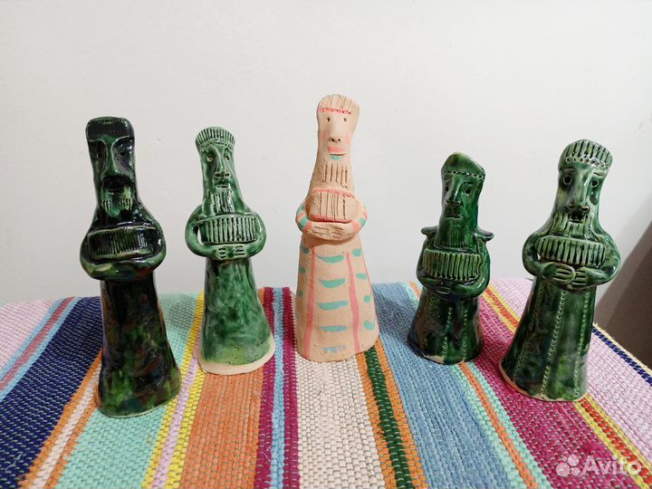 Сапожковская глиняная игрушка