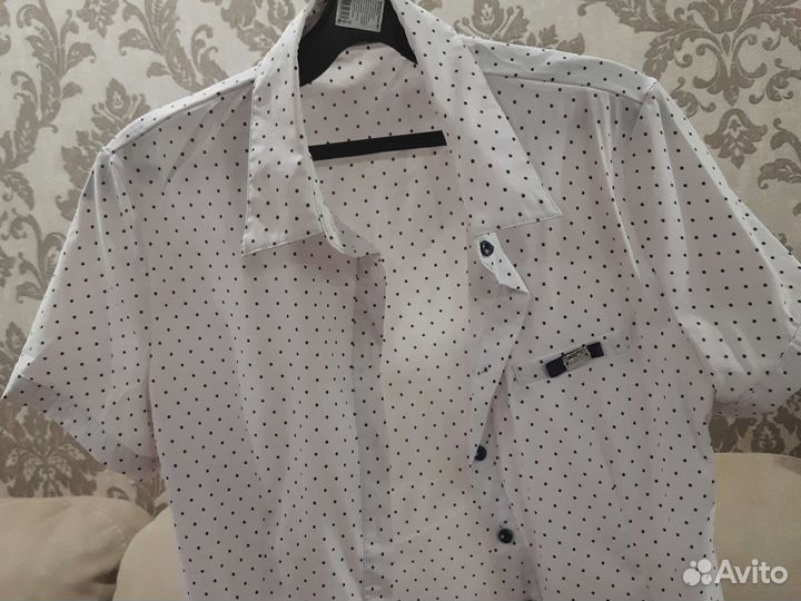 Блузки рубашки в школу для девочки