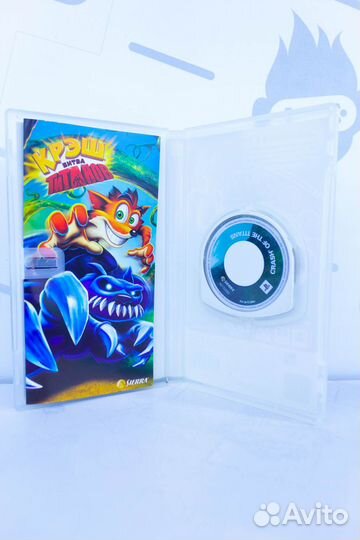 Диск для PSP Крэш Битва Титанов б/у с гарантией