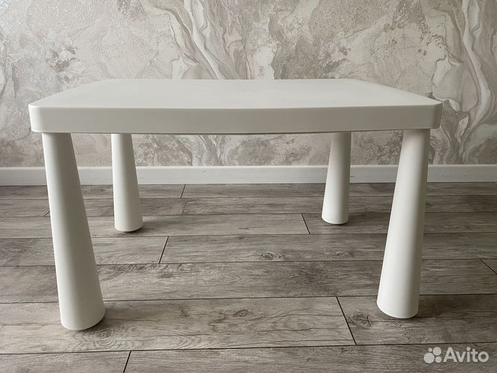 Детский стол и стул IKEA маммут