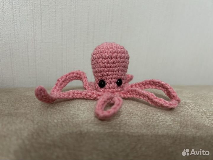 Малыш осьминог игушка ручной работы