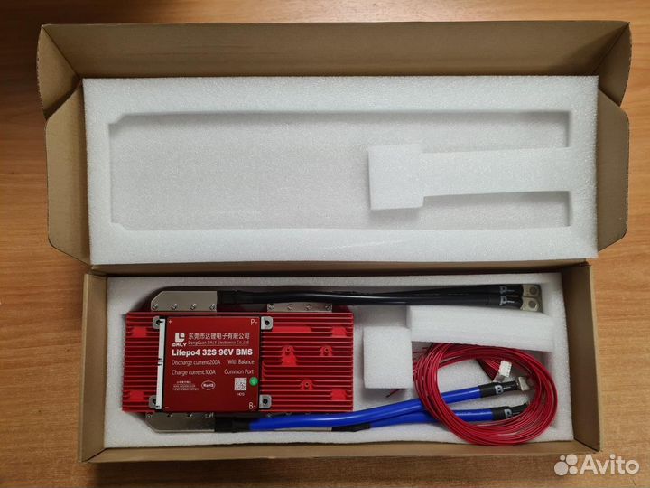 Плата контроля BMS lifepo4 32S 100V 200A