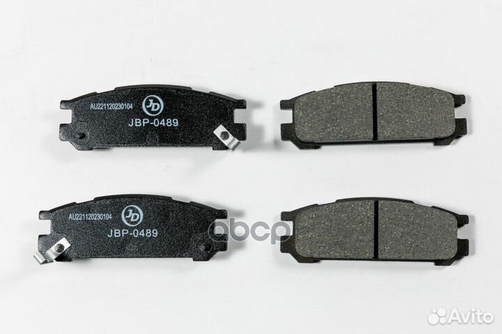 Колодки тормозные дисковые, задние 10 5 JBP0489