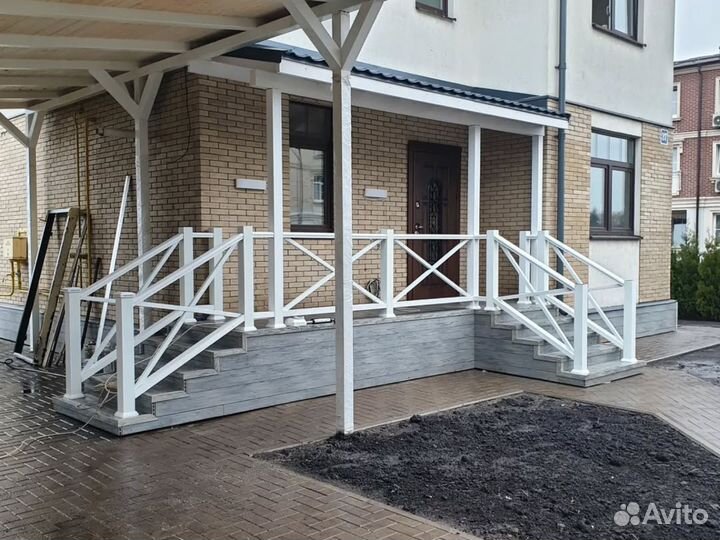 Строительство веранд, террас. Строительная бригада