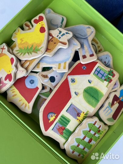 Деревянные магниты Djeco