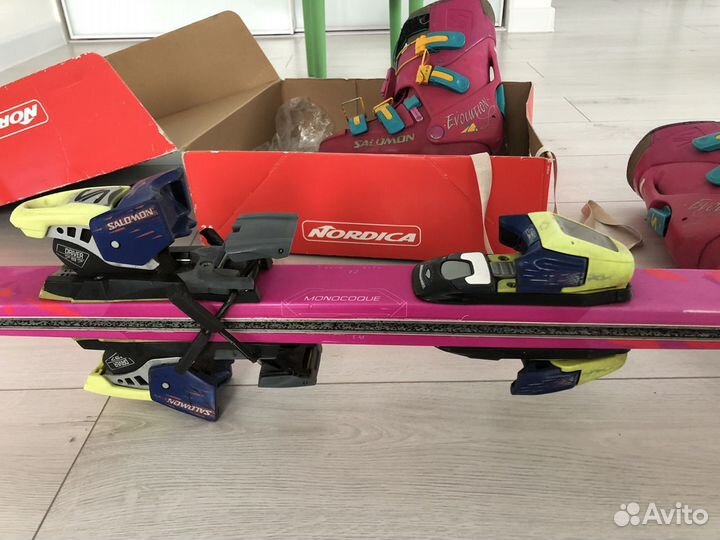 Горные лыжи + ботинки