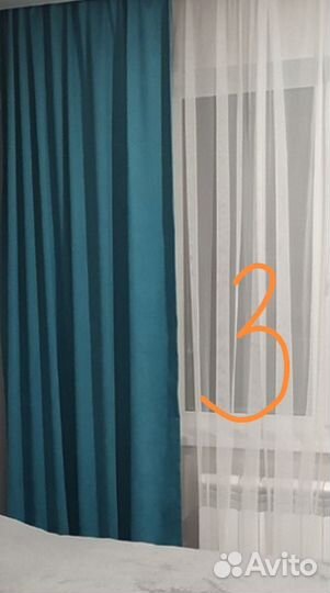 Шторы готовые 2шт комплект