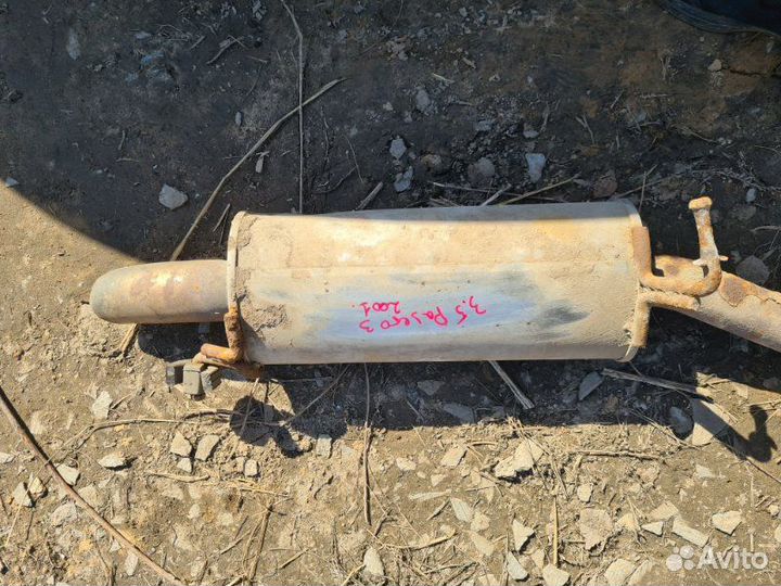 Глушитель в сборе Mitsubishi Pajero 3 3.5 2001