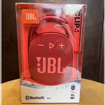 Колонка порт. JBL Clip 4 красный 5W 1.0 BT 15м 500