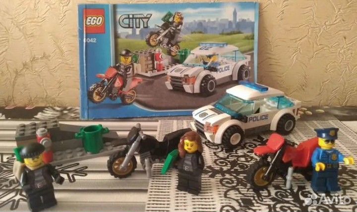 Lego City 60044, 60043, 60042, 60086, 7741, 60021
