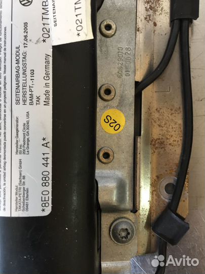 Подушки безопасности ауди А4 В7 8EO880442 A